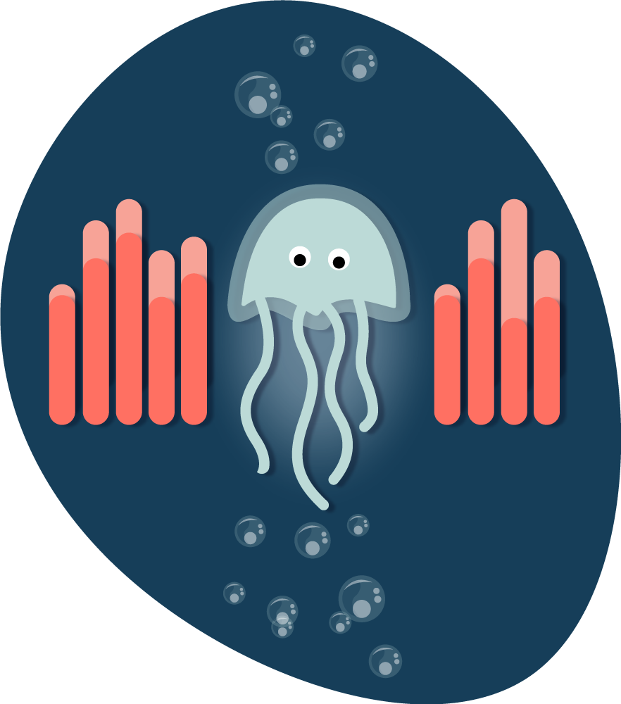 cartoon image of a jellyfish